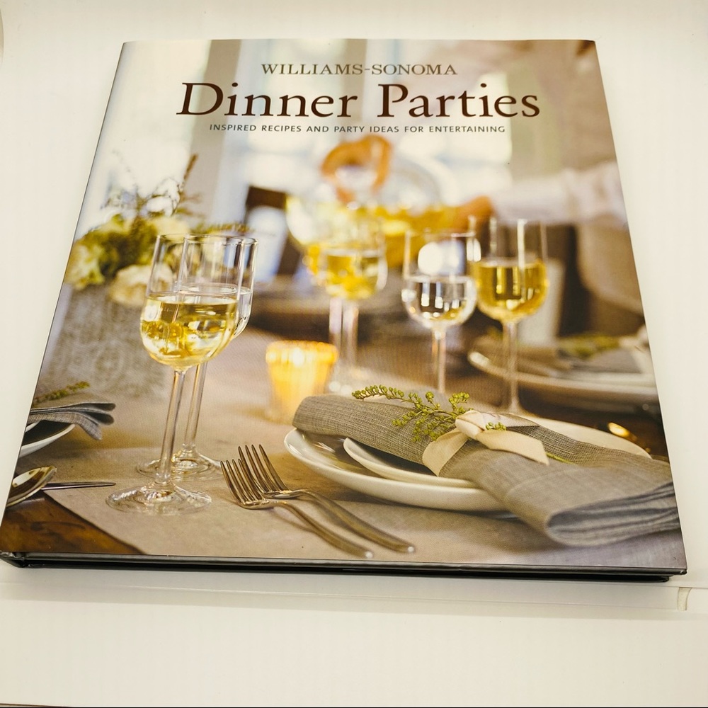 NWT Williams-Sonoma Entertaining: Dinner Parties Hardcover 143 pages